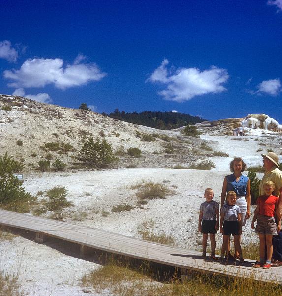 yellowstone, Richard, Judy, Betty, Marcia, Amos.jpg - Richard, Judy, Betty, Marcia, Amos.  Yellowstone National Park